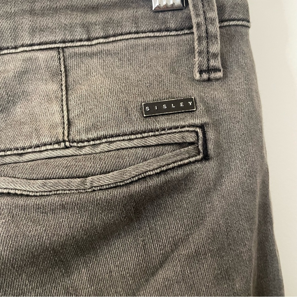 Sisley Washed Grey Jeans size 27 - Picture 6 of 10